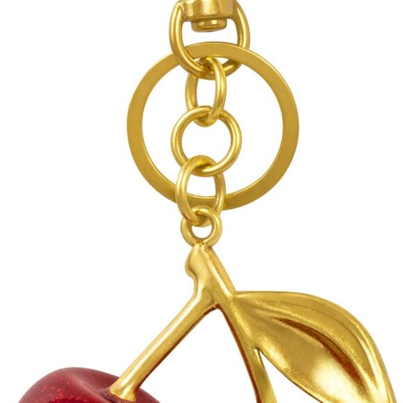 Mini Cherry Charm - Trendy Keychain for Tote, Clutch & Crossbody Bags - Picture 1 of 7